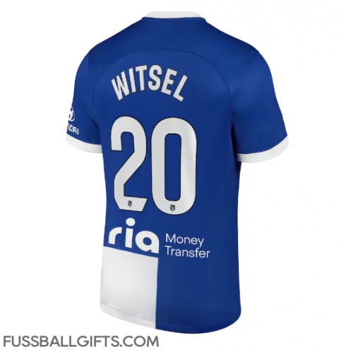 Atletico Madrid Axel Witsel #20 Fußballbekleidung Auswärtstrikot 2023-24 Kurzarm